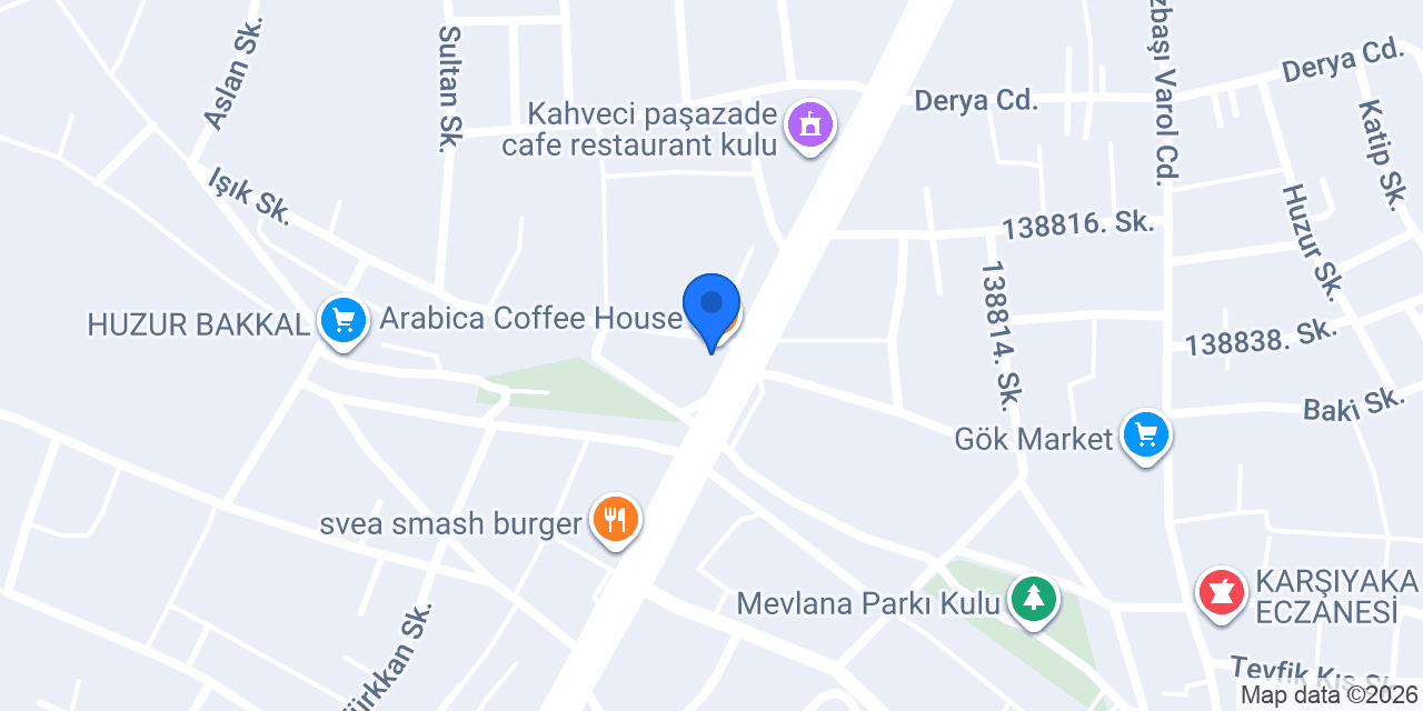 Arabica Coffee House konumu