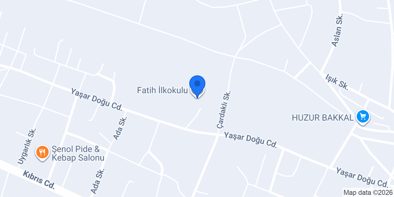 Fatih İlkokulu konumu