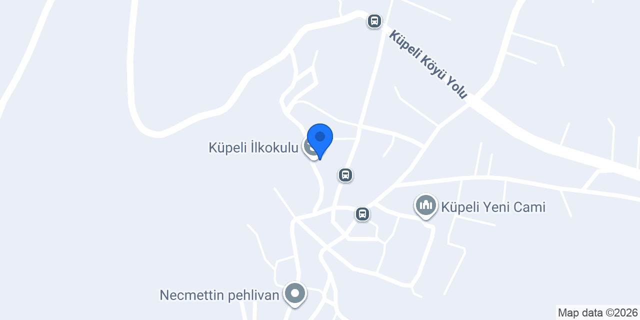 Küpeli İlkokulu konumu