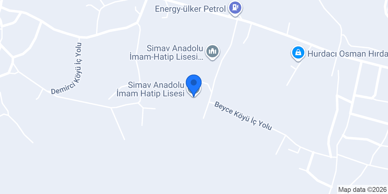 Simav Anadolu İmam Hatip Lisesi konumu