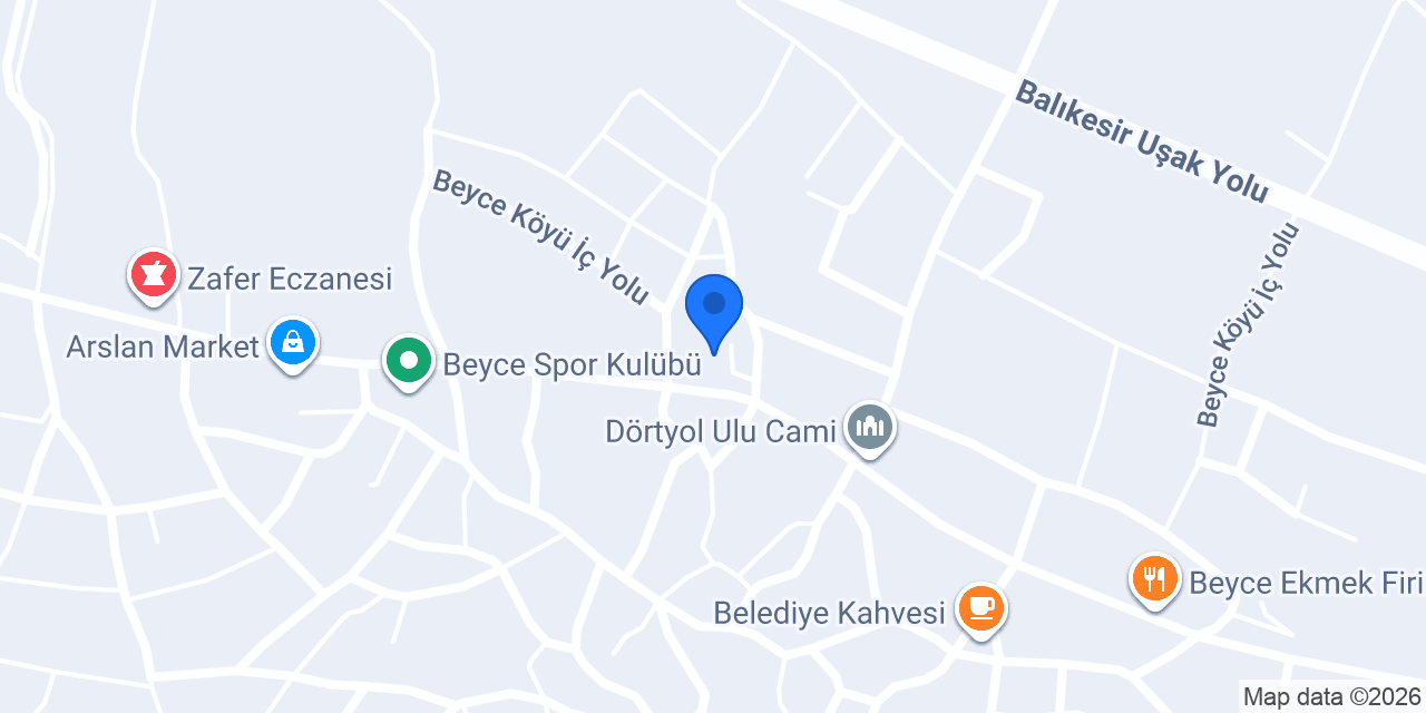 Beyce İlkokulu konumu