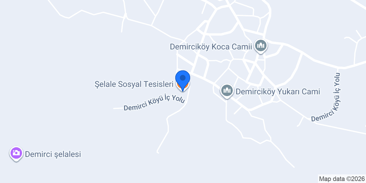 Şelale Sosyal Tesisleri konumu