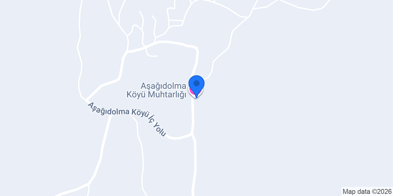 Aşağıdolma Köyü Muhtarlığı konumu
