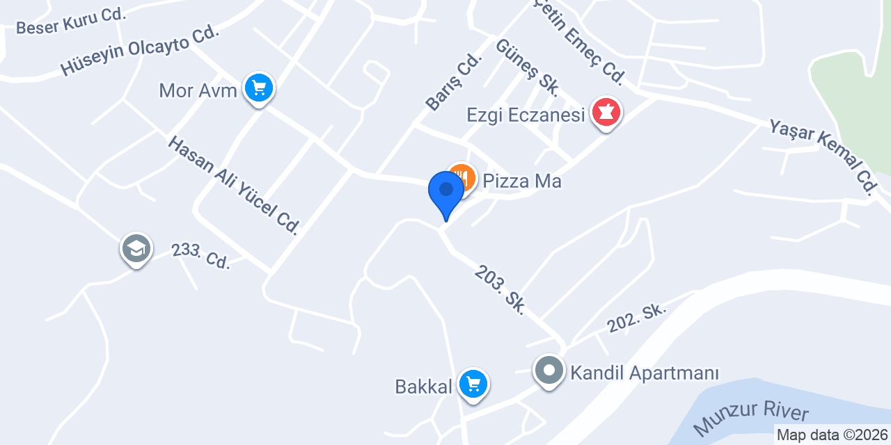 Tunceli Seha Tente konumu