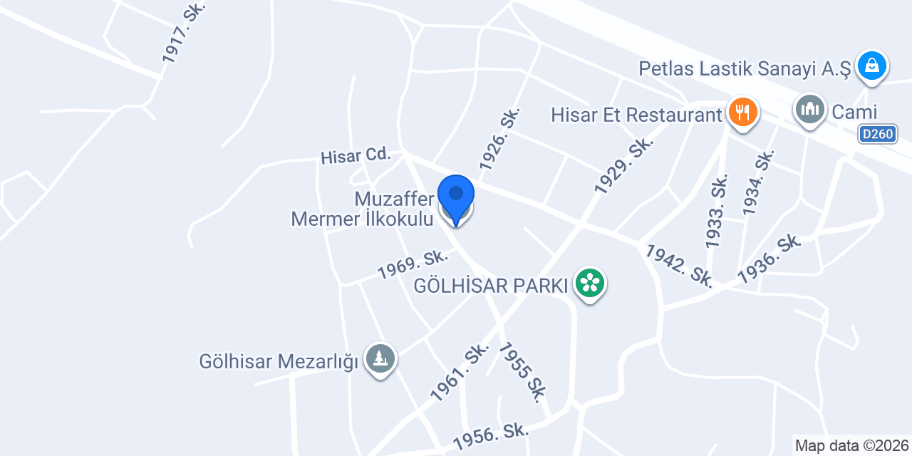 Muzaffer Mermer İlkokulu konumu