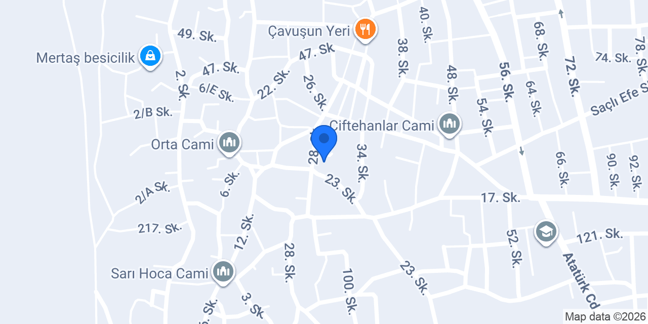 Kırkağaç İlçe Seçim Kurulu Başkanlığı konumu