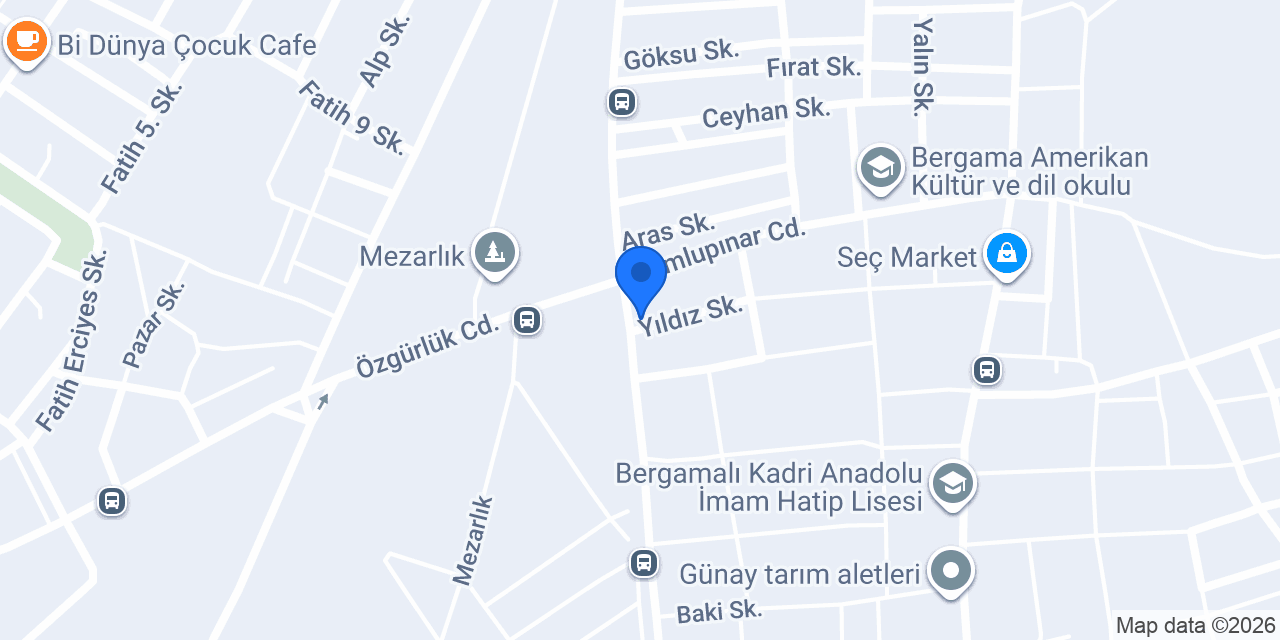 Bergamalı Kömür Ticaret konumu