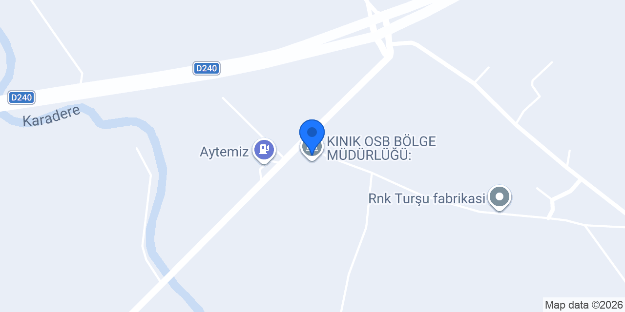 Kınık TDİOSB konumu