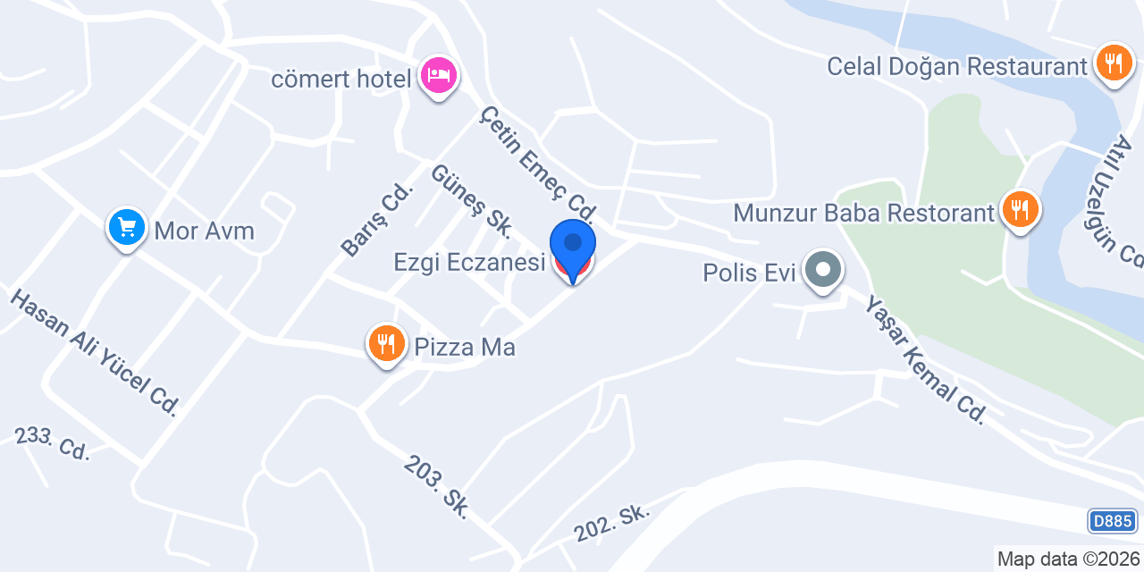 Ezgi Eczanesi konumu