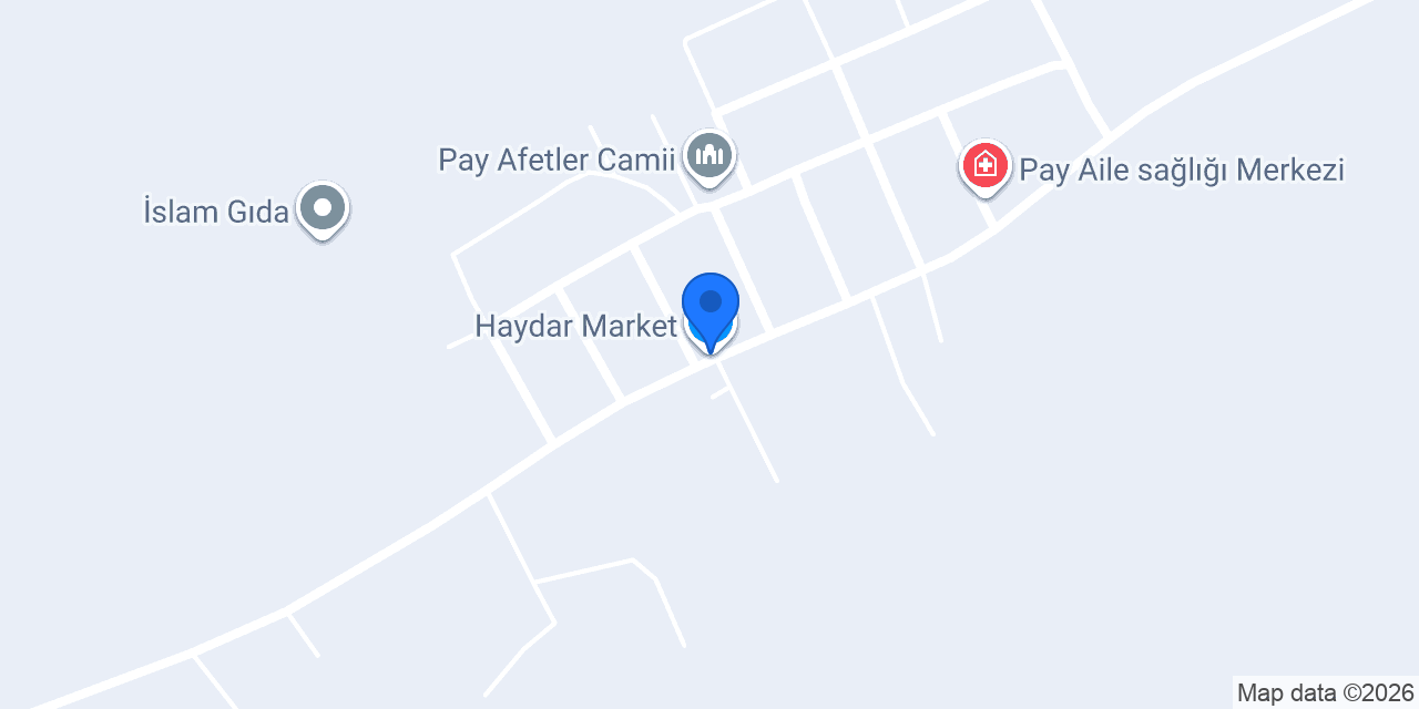 Haydar Market konumu