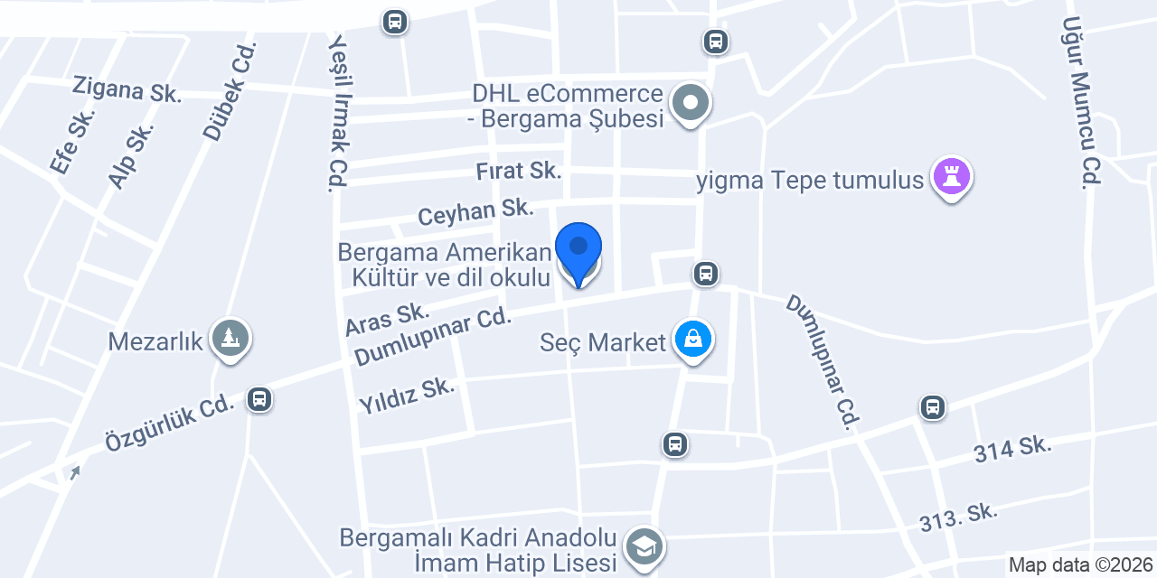 Fen Bilimleri Dershanesi konumu