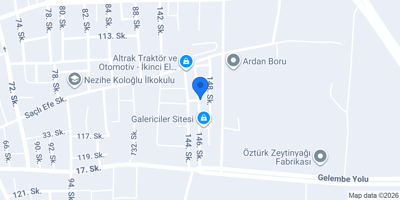 Gedüzler Ticaret konumu