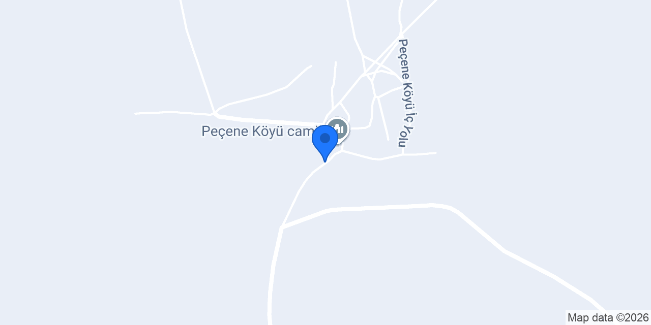 Peçene Köyü Muhtarlığı konumu