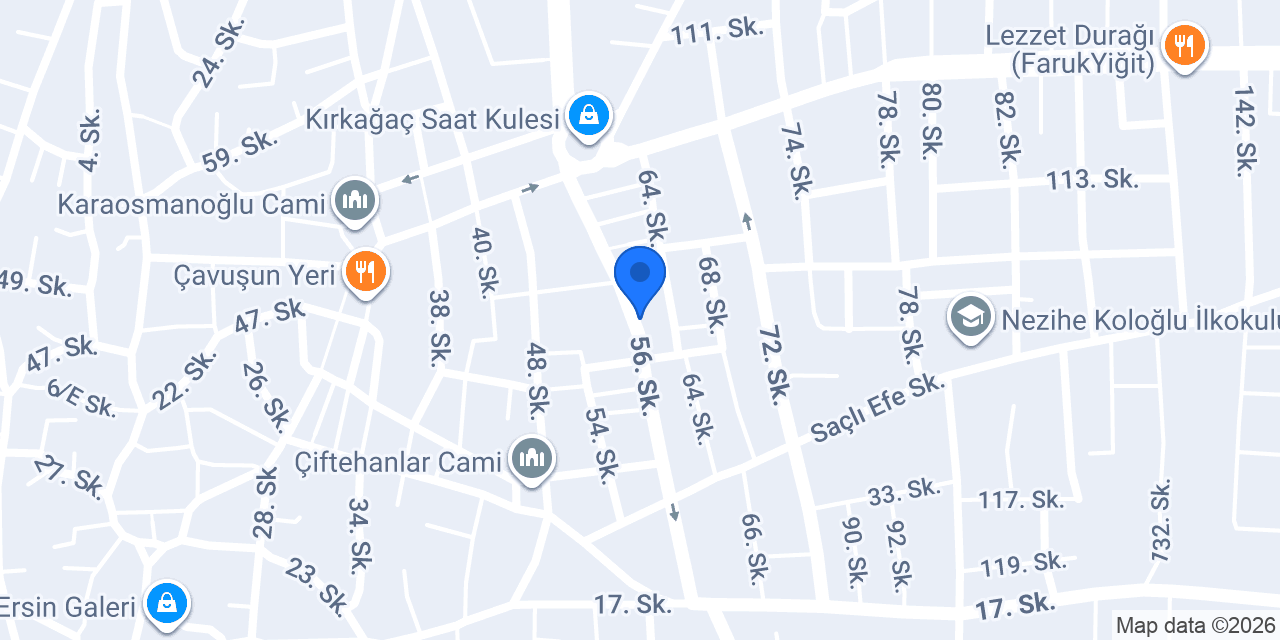 Kırkağaç Kavunkent Sürücü Kursu konumu