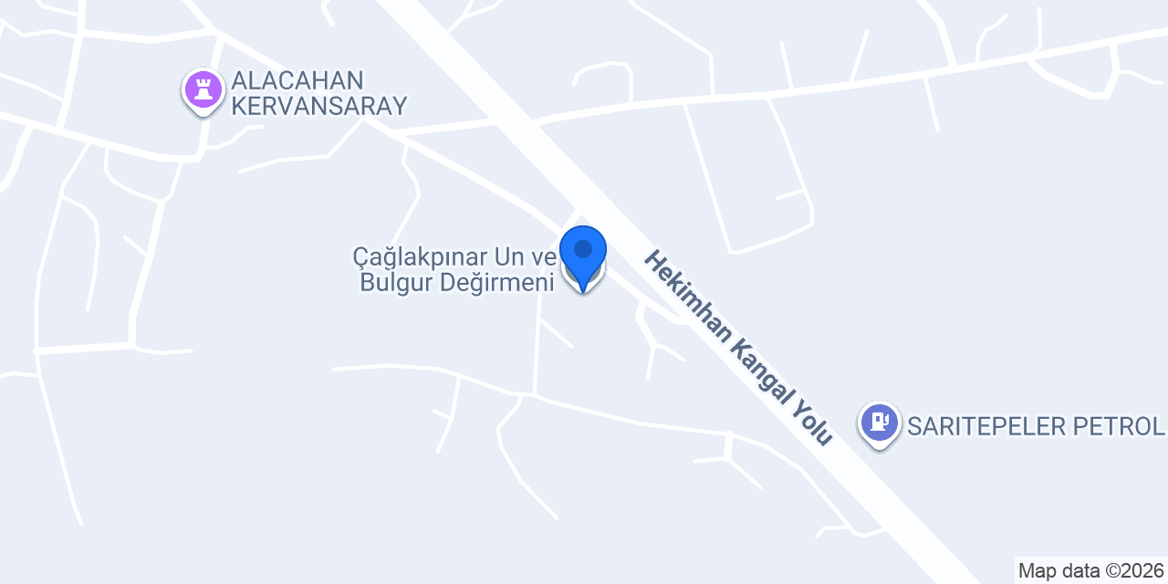 Çağlakpınar Un ve Bulgur Değirmeni konumu