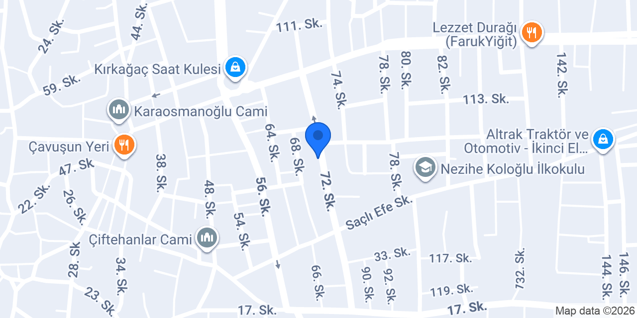 Asta Bayan Kuaförü konumu