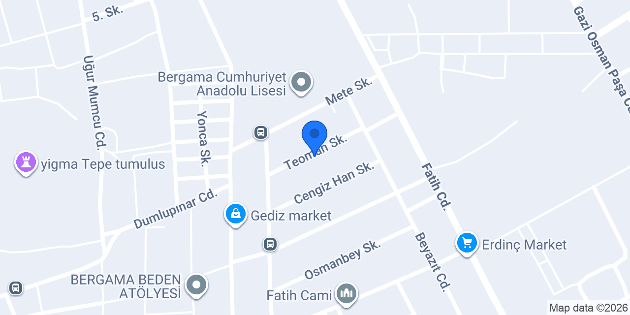 Azra sihhitesisat konumu