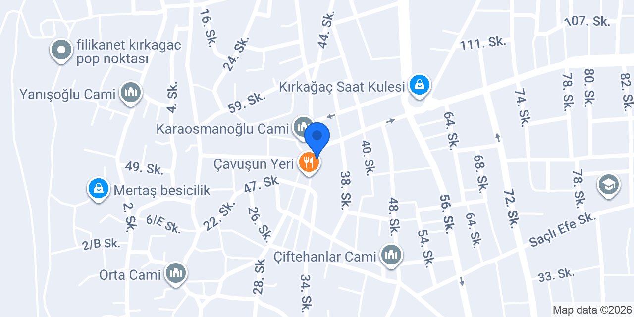 Komşuoğlu AVM konumu
