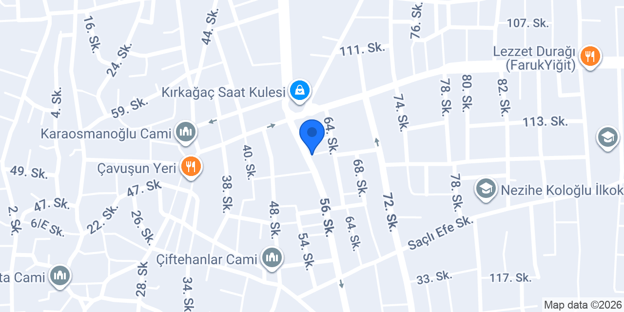 Kırkağaç Halk Eğitim Merkezi konumu