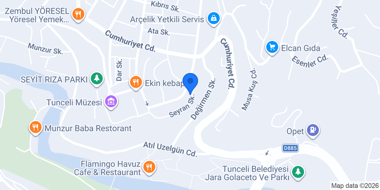 TOBB YUSUF CENGİZ KIZ YURDU konumu