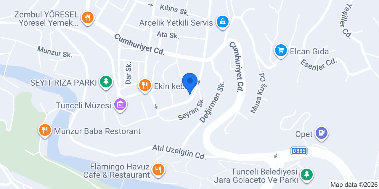 Öz Cihan Gıda konumu