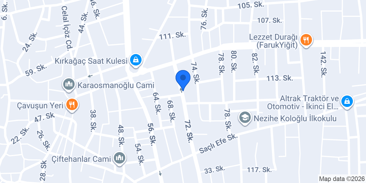 Ömür kuaför salonu konumu