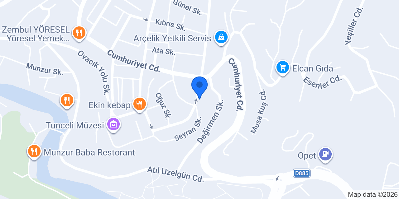 Türkay Halı konumu