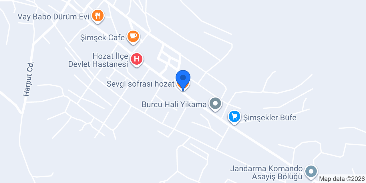 Sevgi sofrası hozat konumu