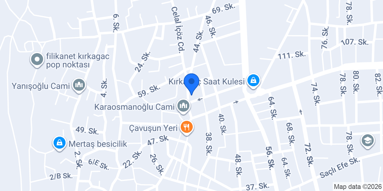 Merkez Eczanesi konumu