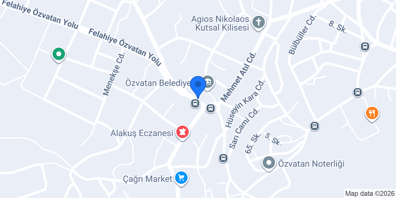 Ptt-özvatan Şubesi konumu