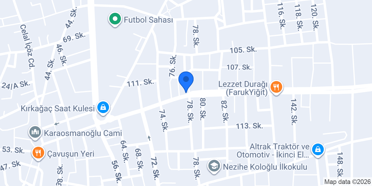 TOST ŞEF konumu