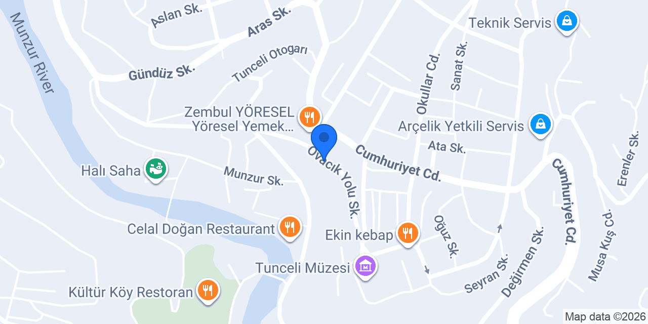 Öykü Cafe konumu
