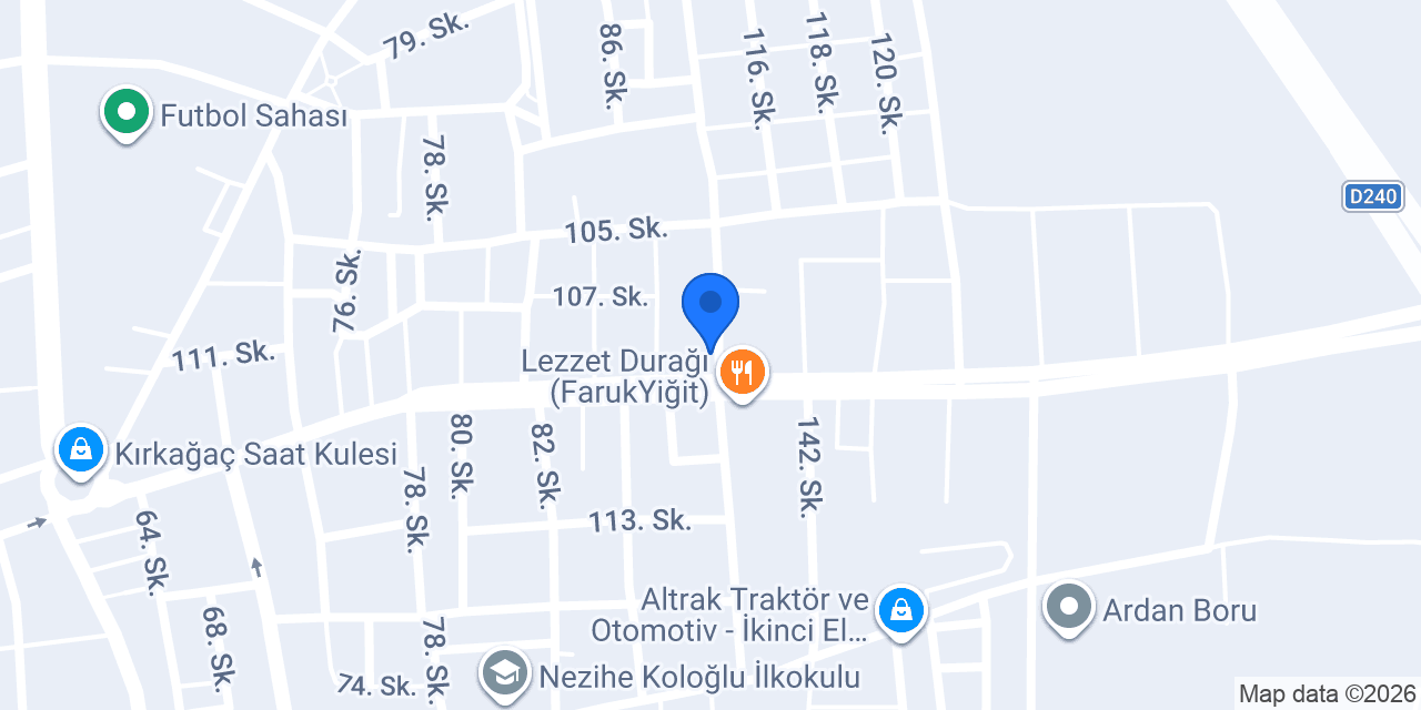 Energin Oto Lastik konumu