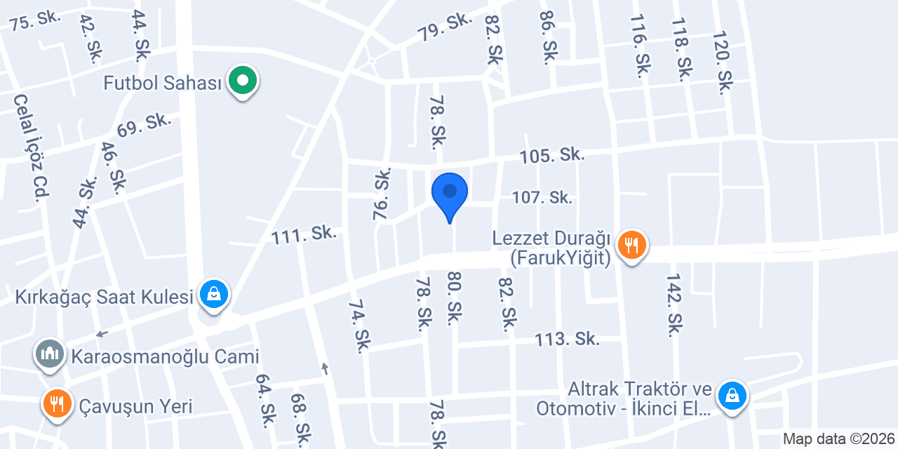 Modam Avm Kırkağaç konumu