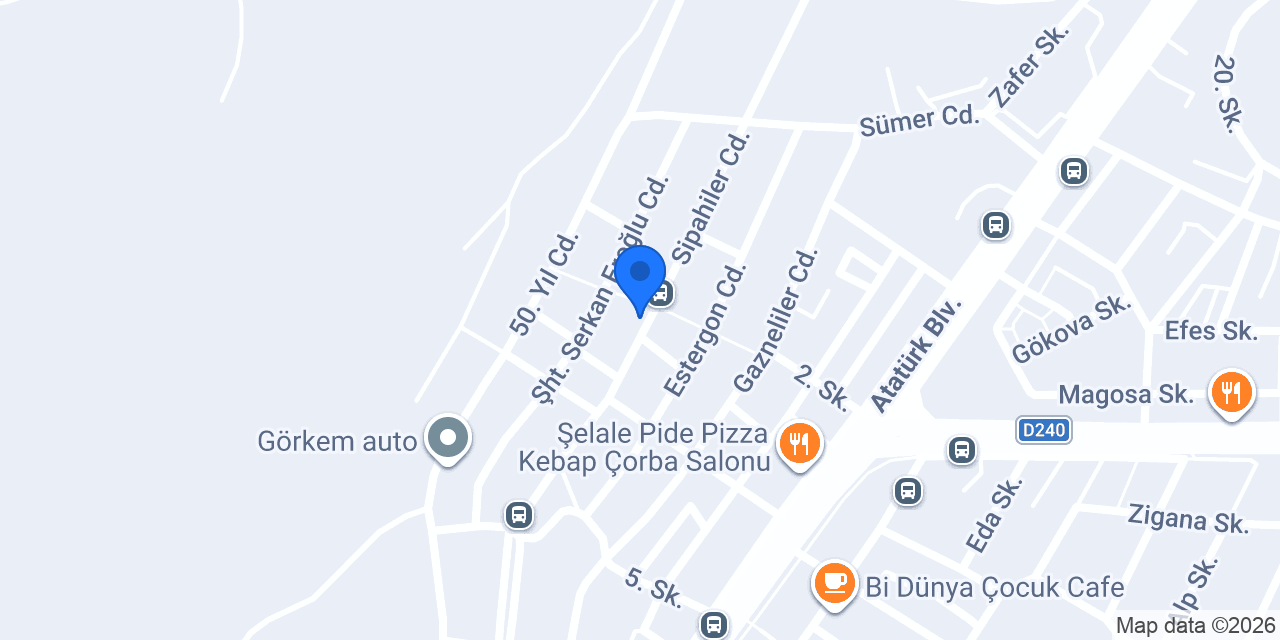 Evvet Veteriner Kliniği konumu