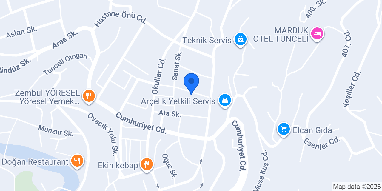 Sevgi Diş Kliniği konumu