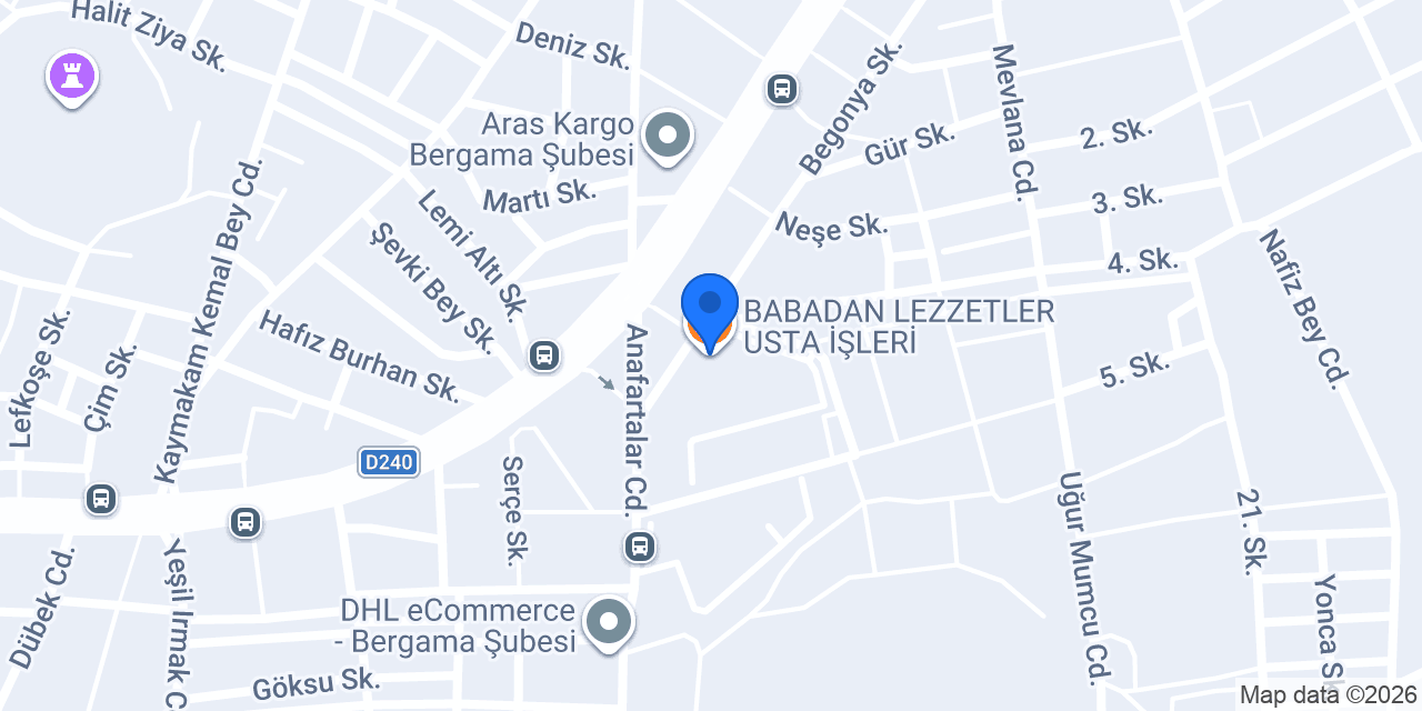 BABADAN LEZZETLER USTA İŞLERİ konumu