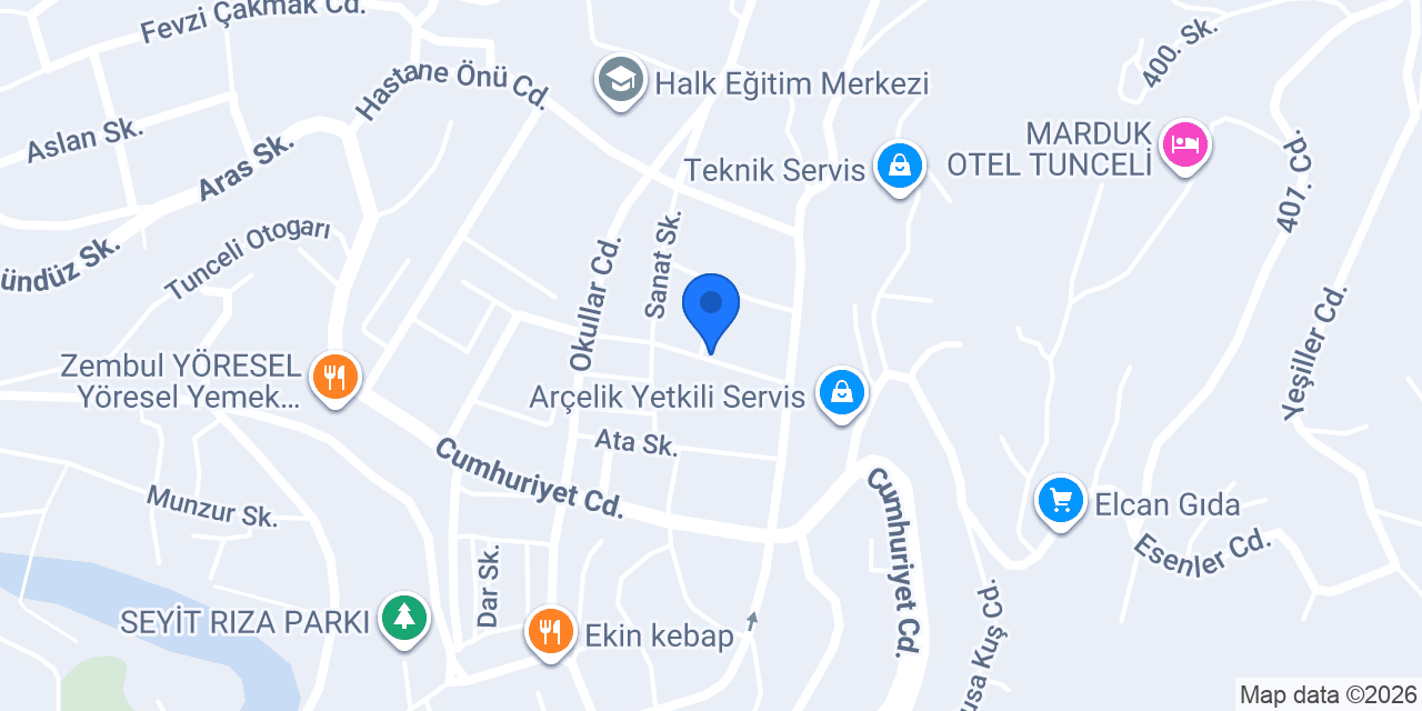 Kübra Çiçekçilik konumu