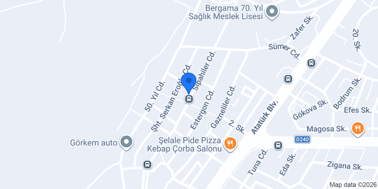 Yıldızer Market konumu