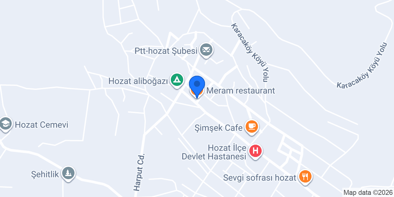 Meram restaurant konumu