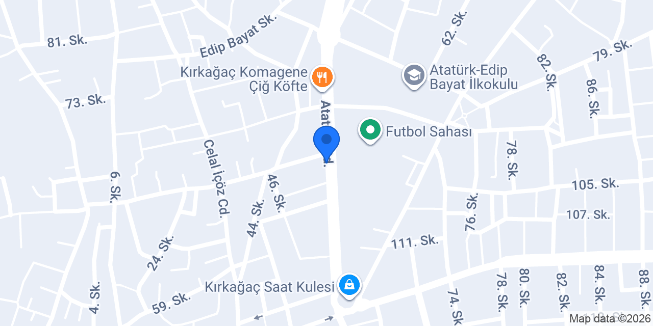 Ptt-kırkağaç Şubesi konumu