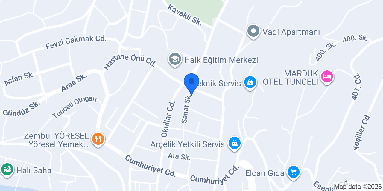 Kuaför Menekşe konumu