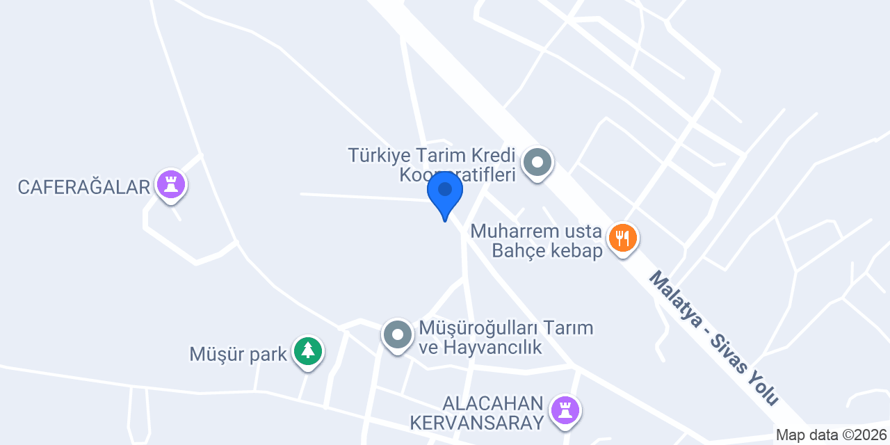 Alacahan ilkokulu konumu