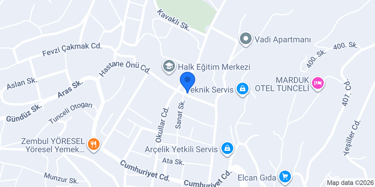 Win Grup Sigorta Tunceli Beran Şube konumu