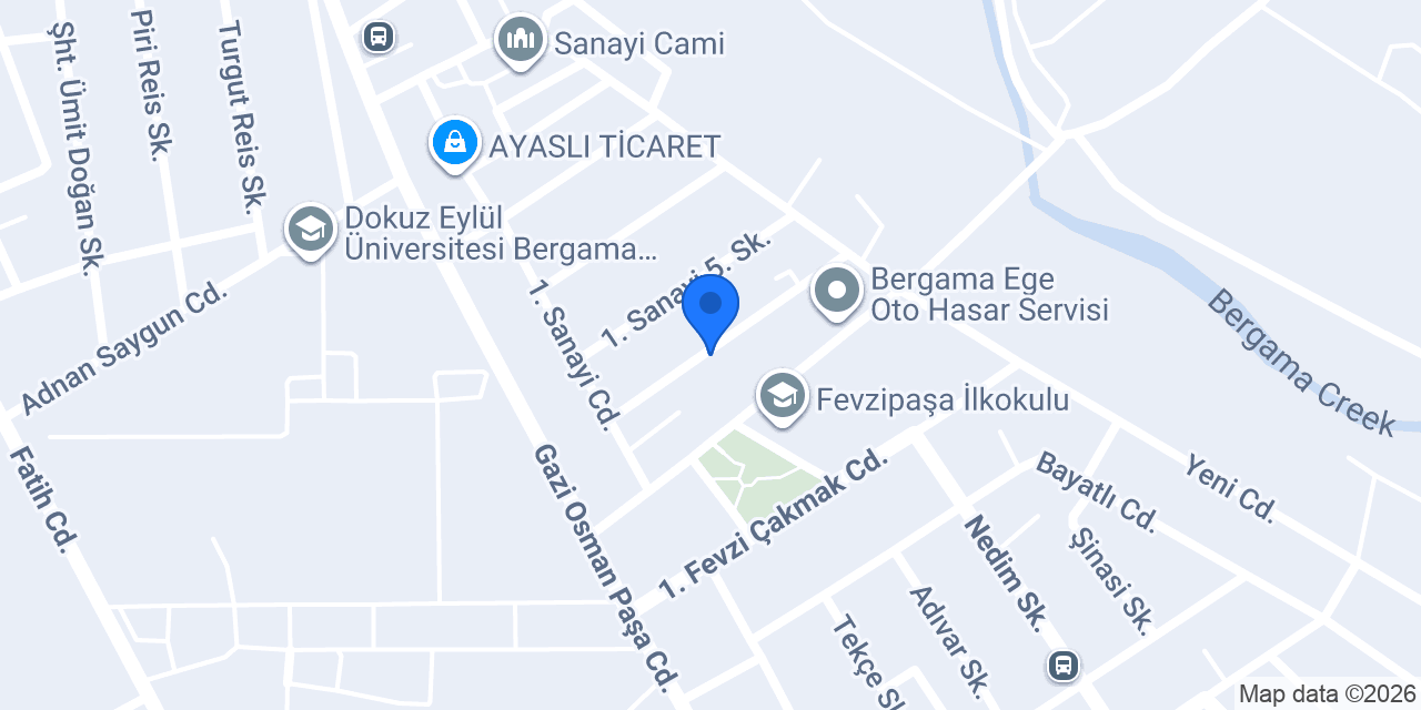 Seçil oto boyama konumu
