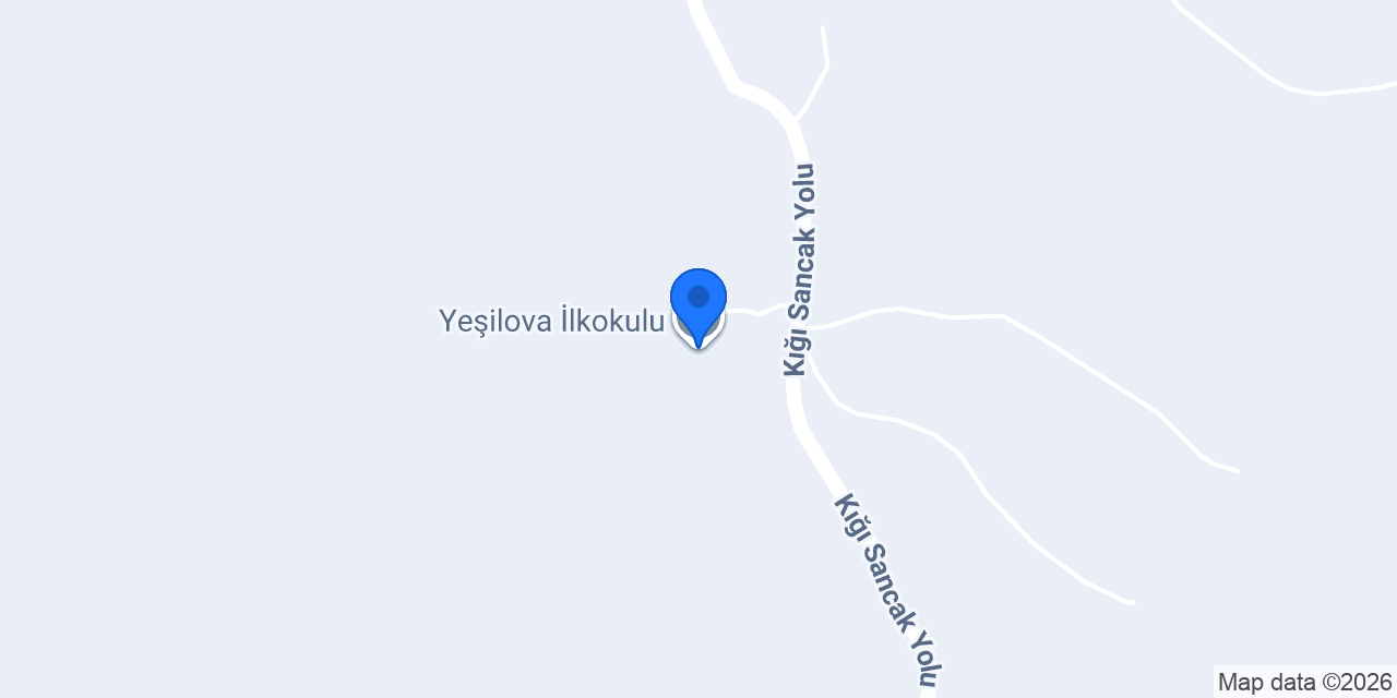 Yeşilova İlkokulu konumu