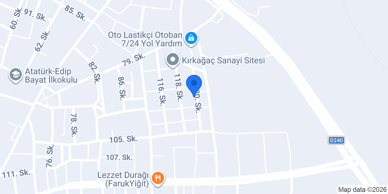 Akansu Oto Elektrik konumu