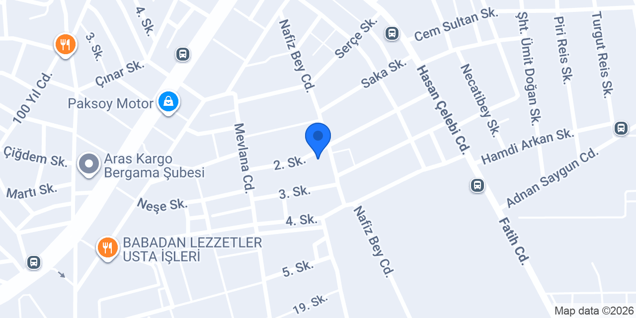 Ayaslı Ticaret konumu
