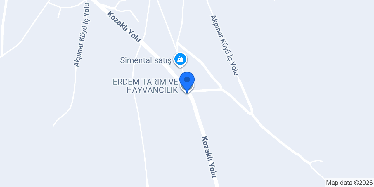 ERDEM TARIM VE HAYVANCILIK konumu