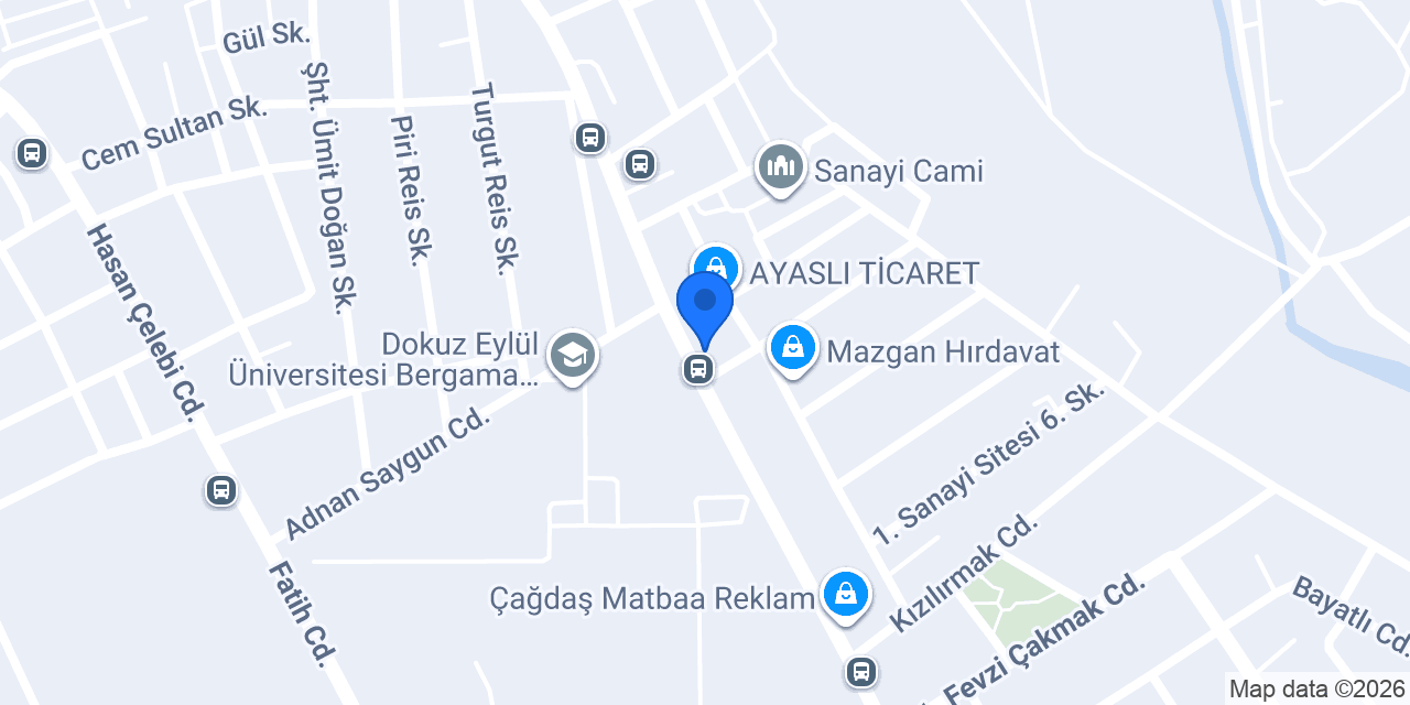 Isuzu-uğur Oto konumu